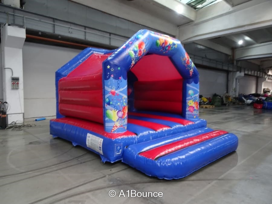 13ft by 15ft Red & Blue Kids Bouncy Castle Bouncy Castle, Soft Play