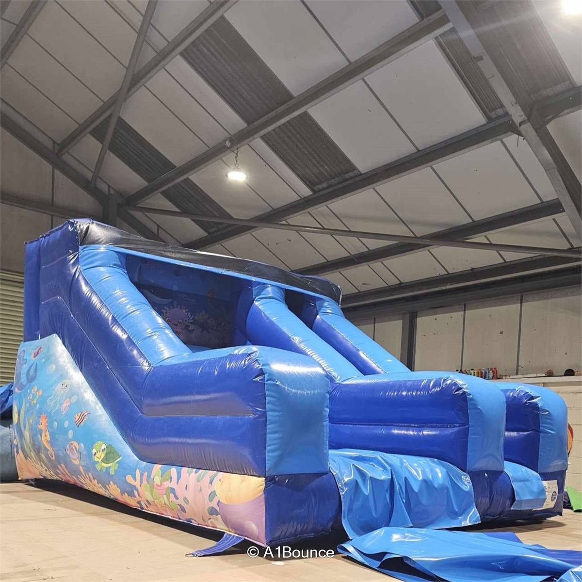 Under the Sea Junior Slide, 8ft Bouncy Castle, Soft Play and